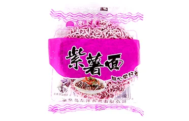 Como os produtos alimentícios instantâneos nacionais estabelecem uma posição forte no exterior? Qinhuangdao Dongyang Food Co., Ltd., macarrão de batata doce roxo não frito exportado para o sudeste da Ásia