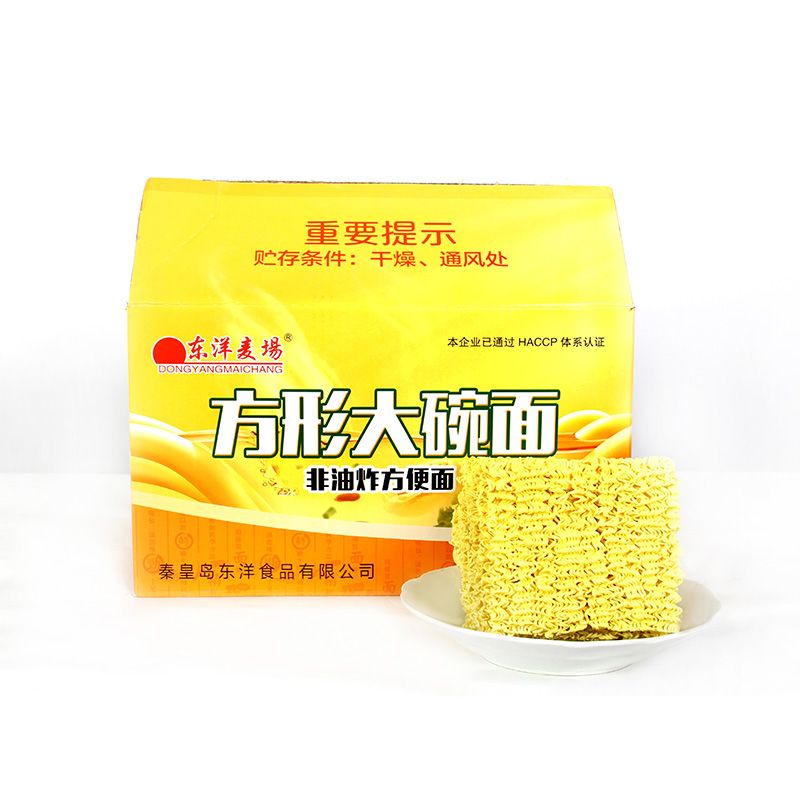 Bolo Quadrado de Macarrão de Trigo Tigela Grande 4kg
